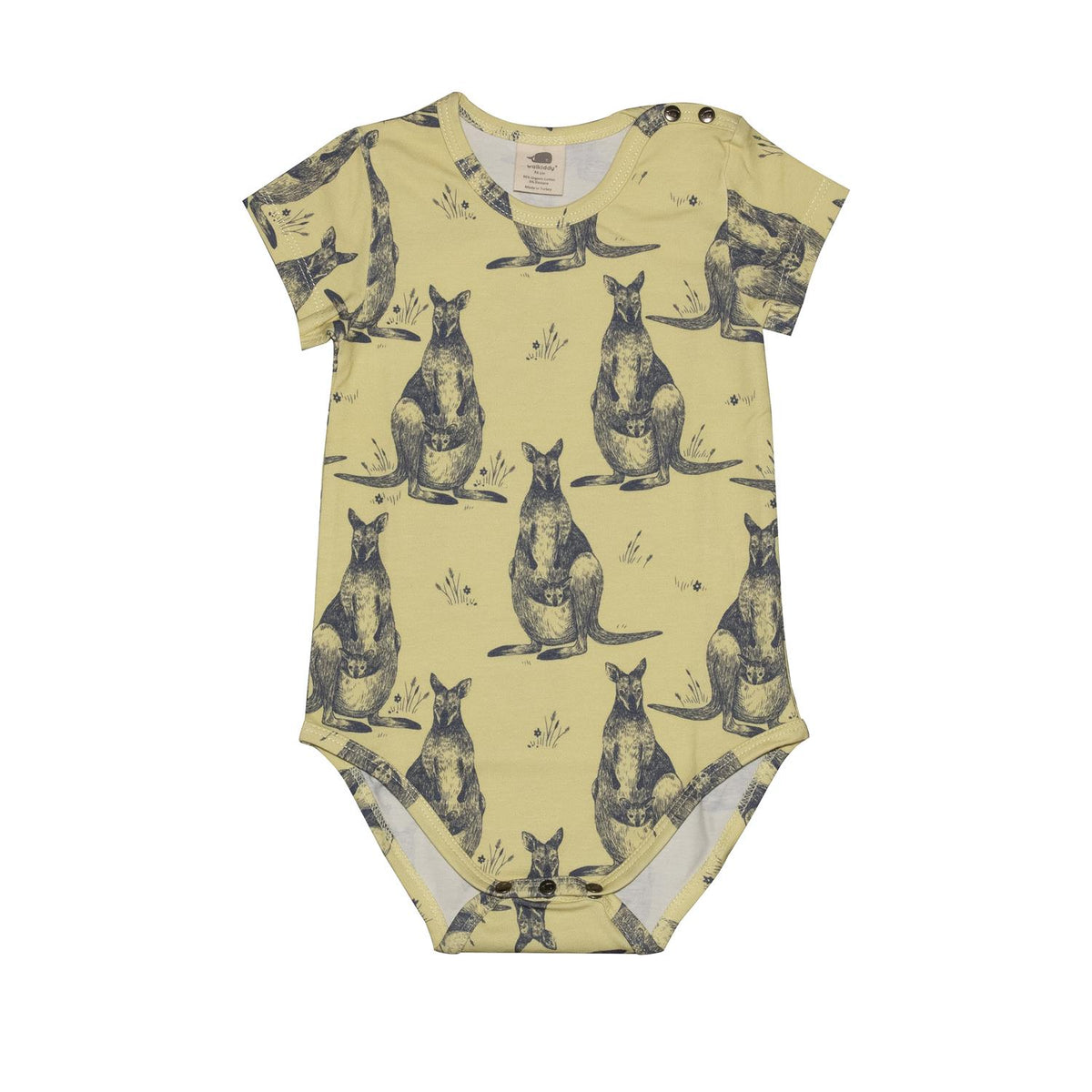 Short-sleeved body made of cotton (organic)