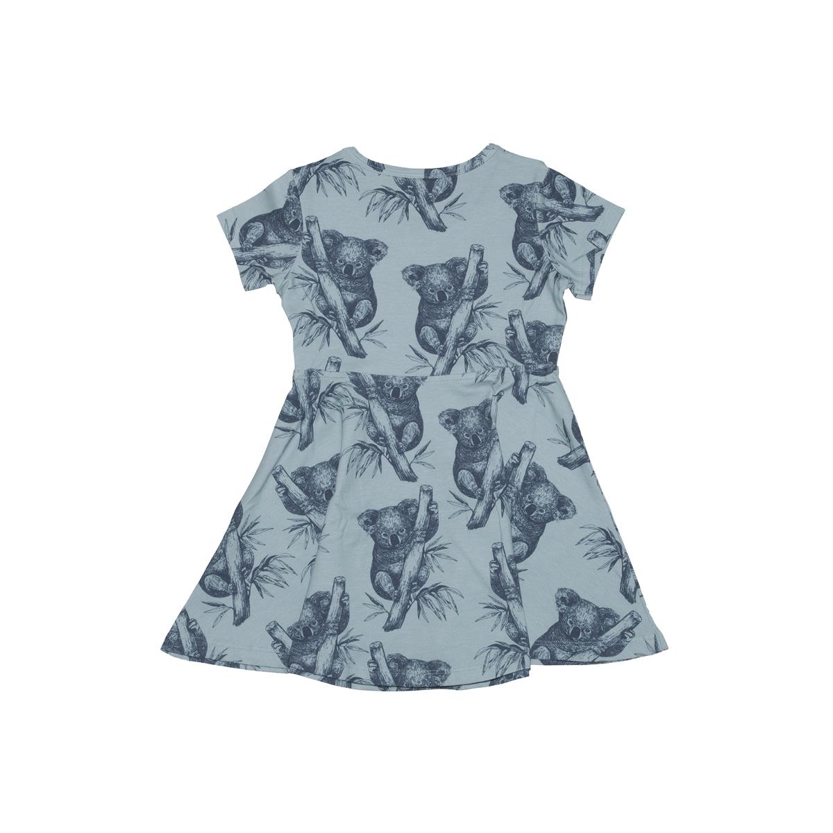 Kurzarm Kleid aus Baumwolle (Bio)
