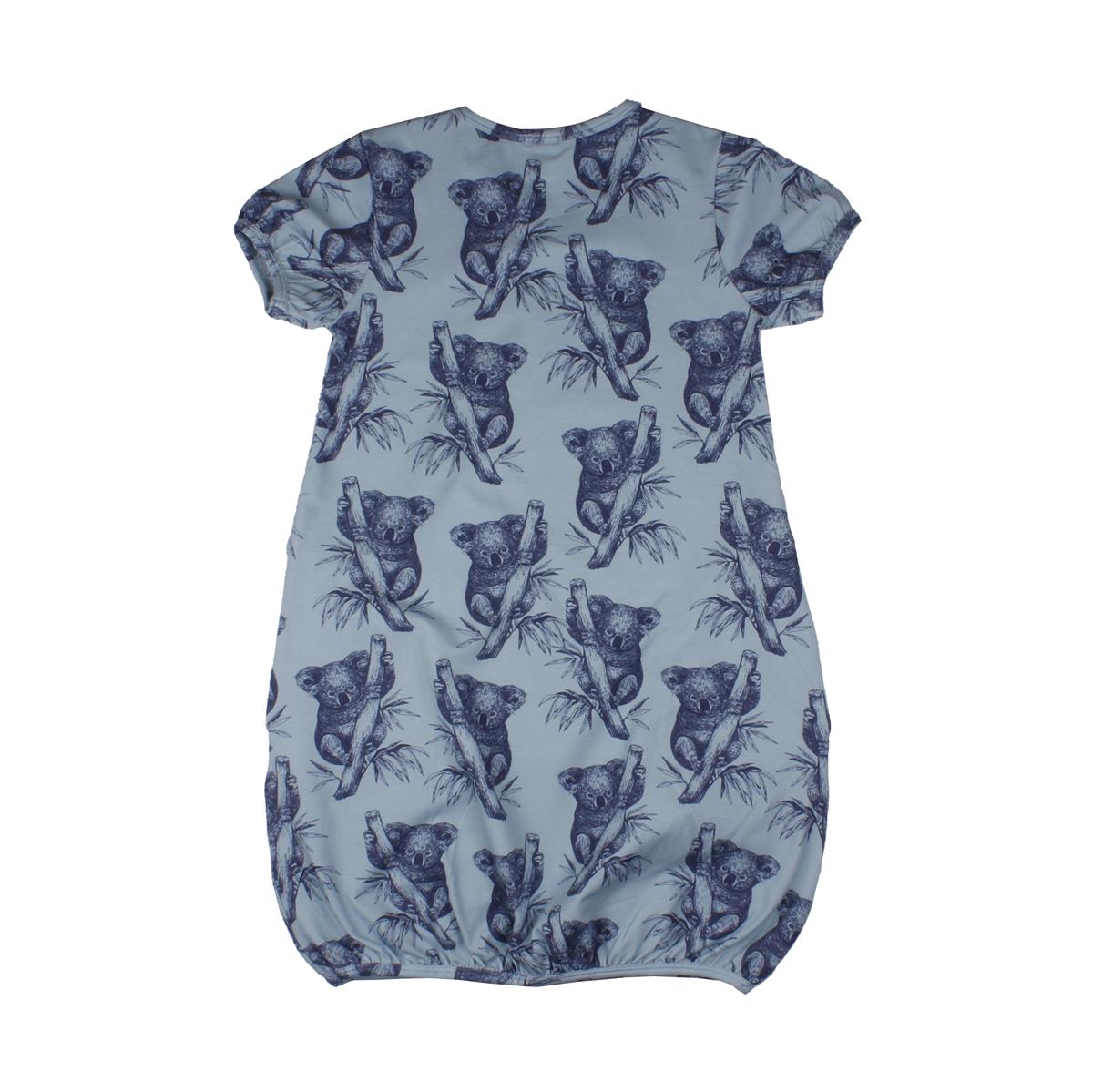 Short sleeve dress made of cotton (organic)