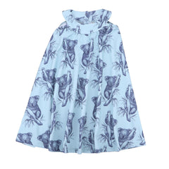 Short sleeve dress made of cotton (organic)