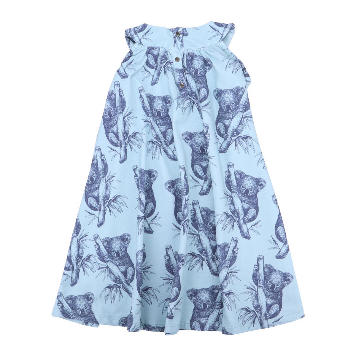 Short sleeve dress made of cotton (organic)