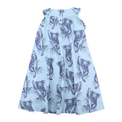 Short sleeve dress made of cotton (organic)