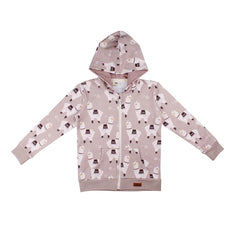 Sweat jacket made of cotton (organic)