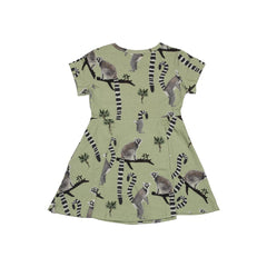 Short sleeve dress made of cotton (organic)