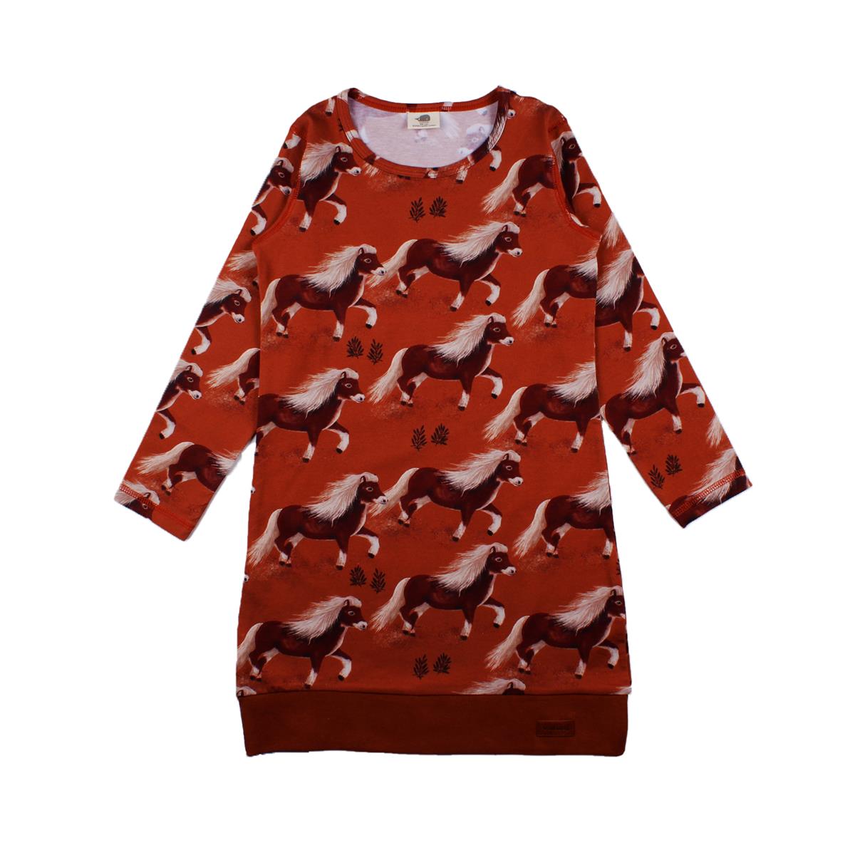 Robe à manches longues en coton (biologique)