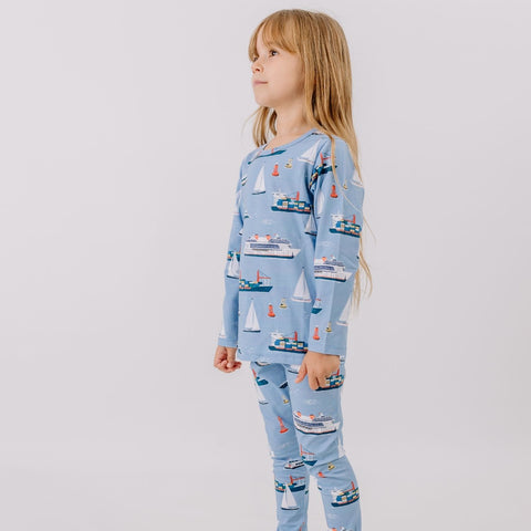 Marine Adventures Shirt für Kinder – Walkiddy nachhaltige Kindermode aus Bio-Baumwolle