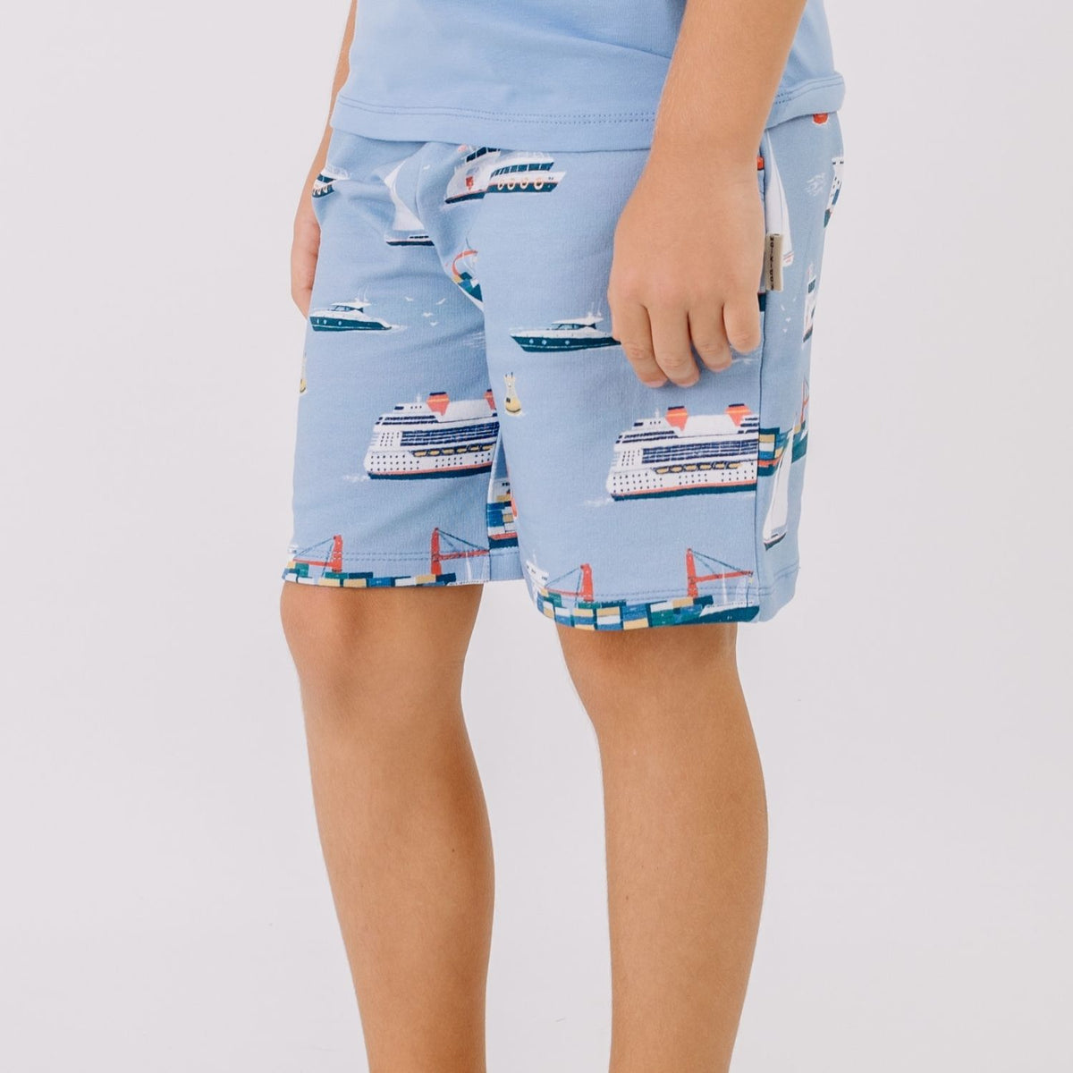 Marine Adventures Shorts für Kinder – Walkiddy nachhaltige Kindermode aus Bio-Baumwolle