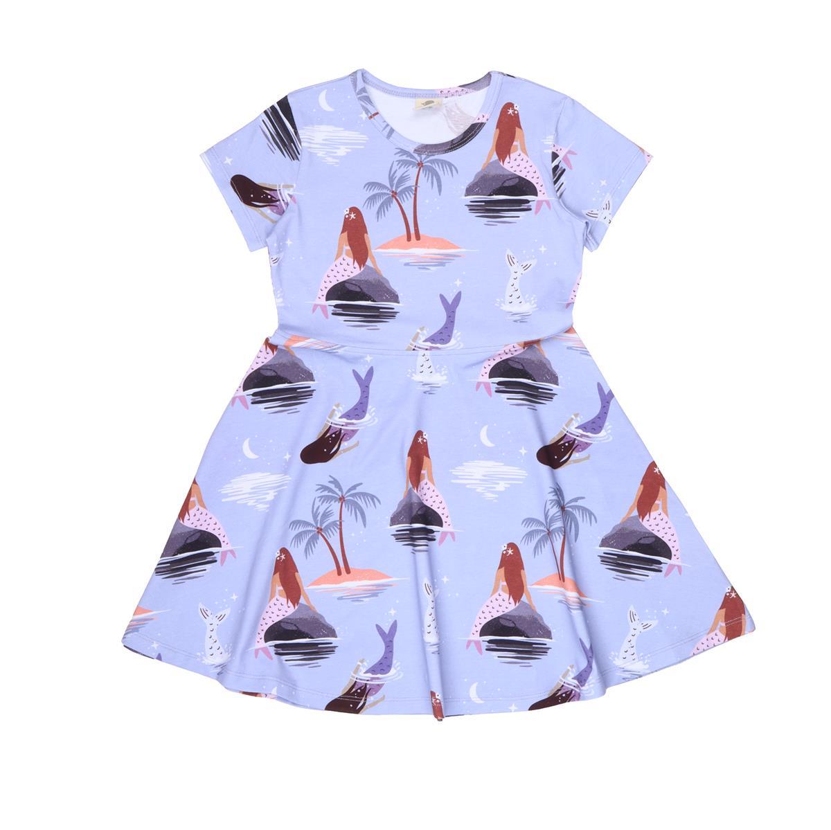 Short sleeve dress made of cotton (organic)