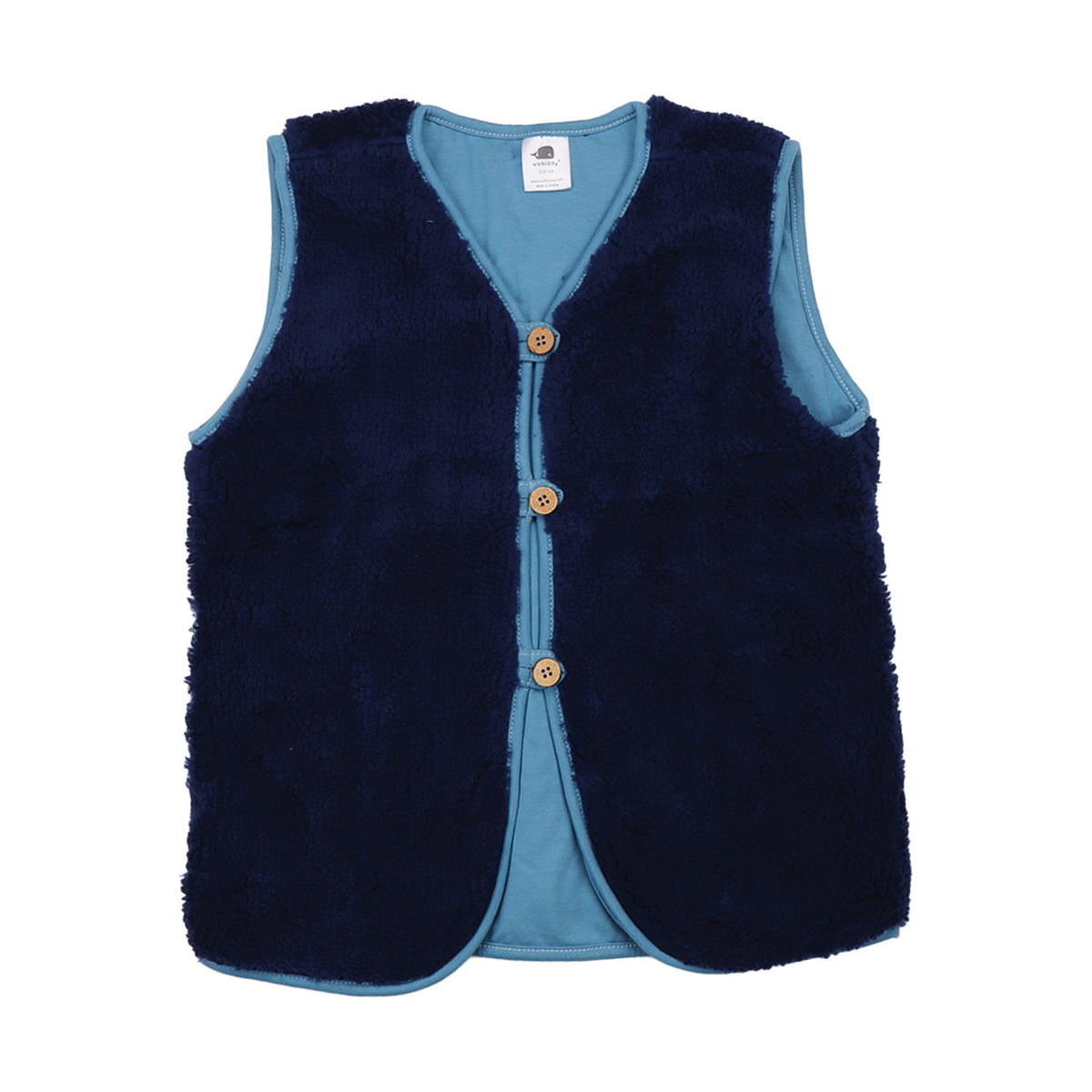 Navy Fleece-Fleece Vest