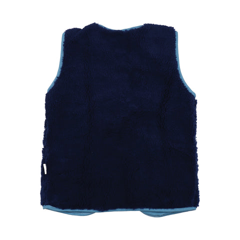 Navy Fleece-Fleece Vest