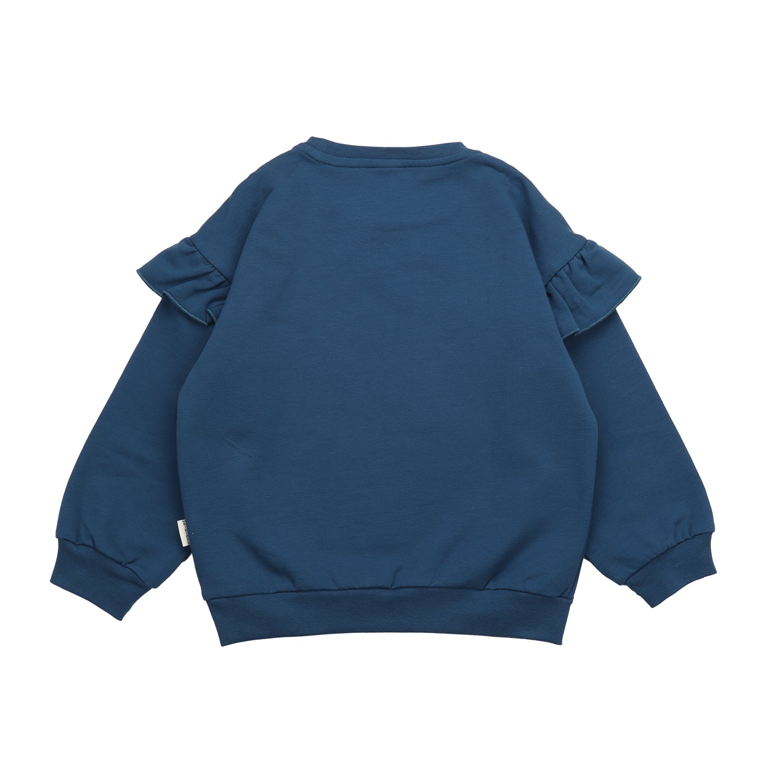 Azul-marinho - Moletom com babados