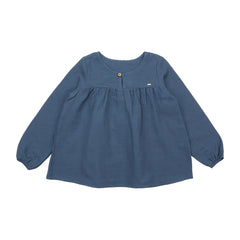 Muslin Navy - Blus