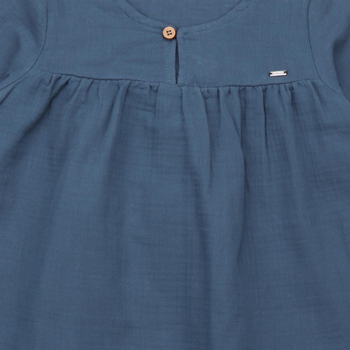 Muslin Navy - Blus