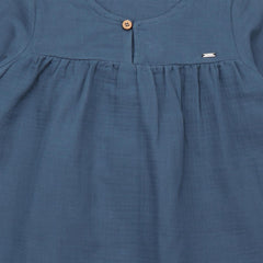 Muslin Navy - Blus
