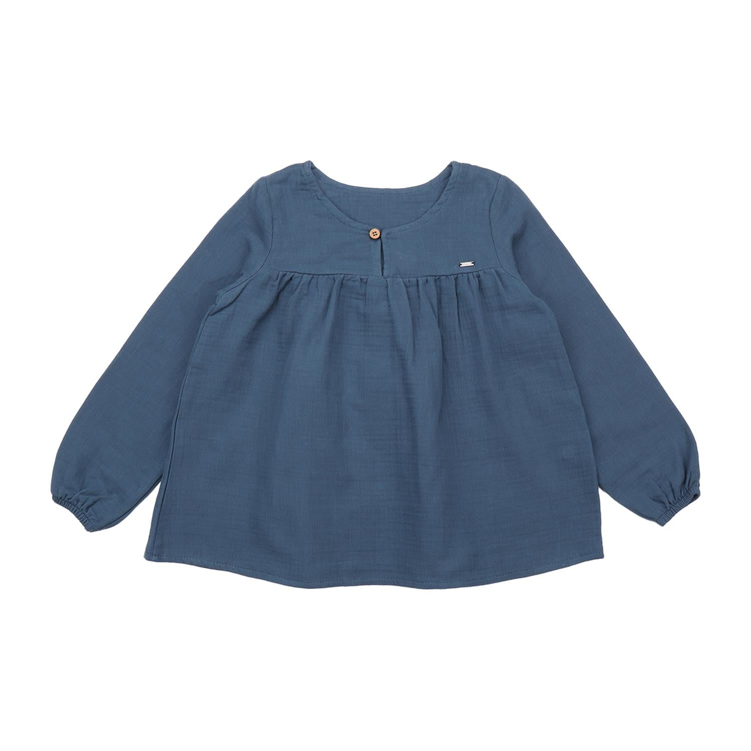 Muslin Navy - Blus