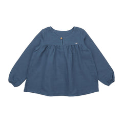 Muslin Navy - Blus