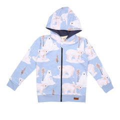 Sweat jacket made of cotton (organic)