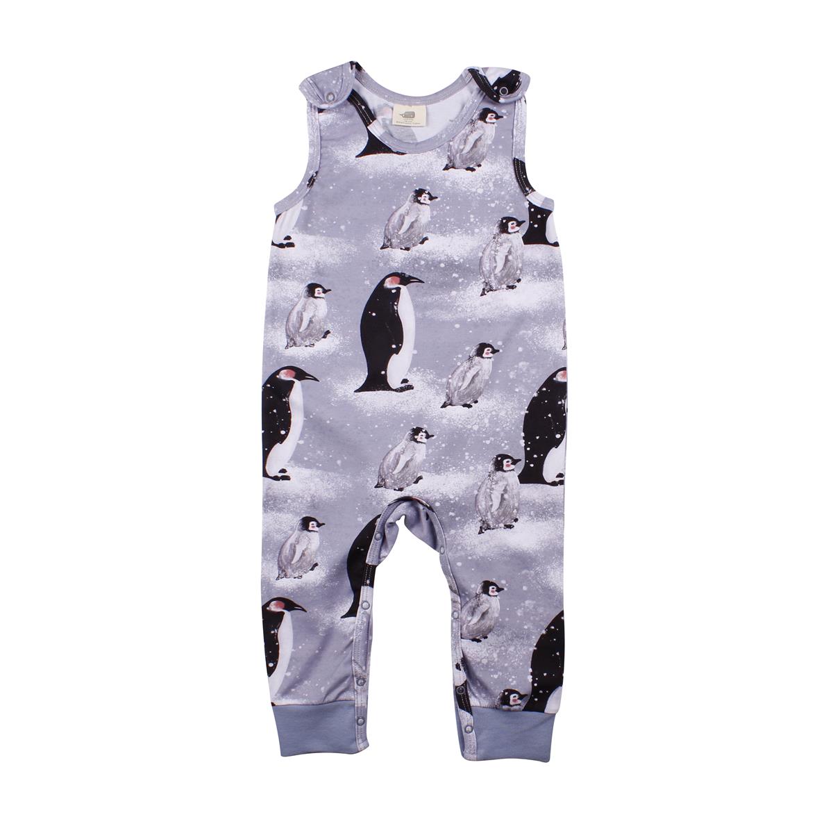 Sleeveless romper made of cotton (organic)