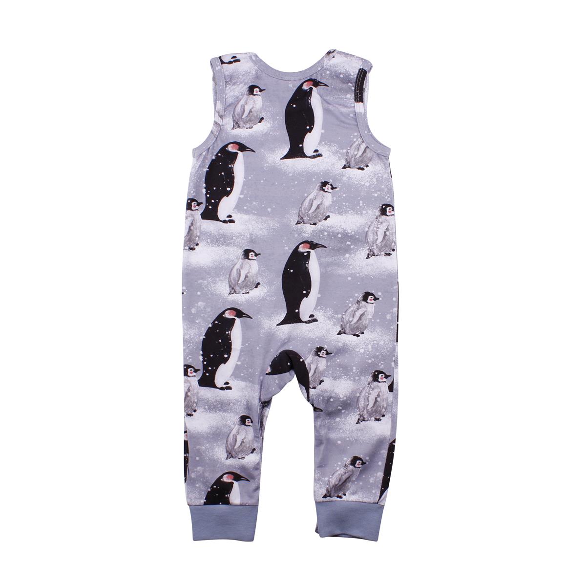 Sleeveless romper made of cotton (organic)