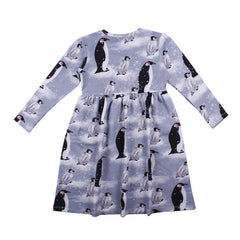 Robe à manches longues en coton (biologique)