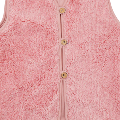 Pink Fleece-Fleece Vest 104