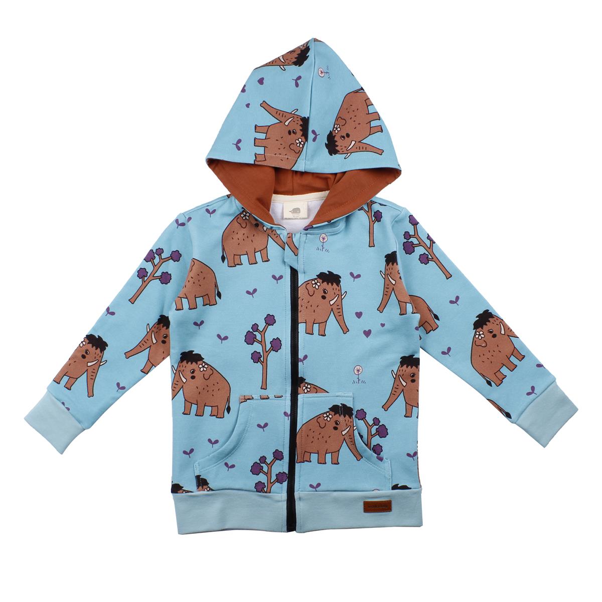 Sweat jacket made of cotton (organic)