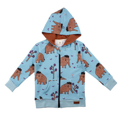 Sweat jacket made of cotton (organic)