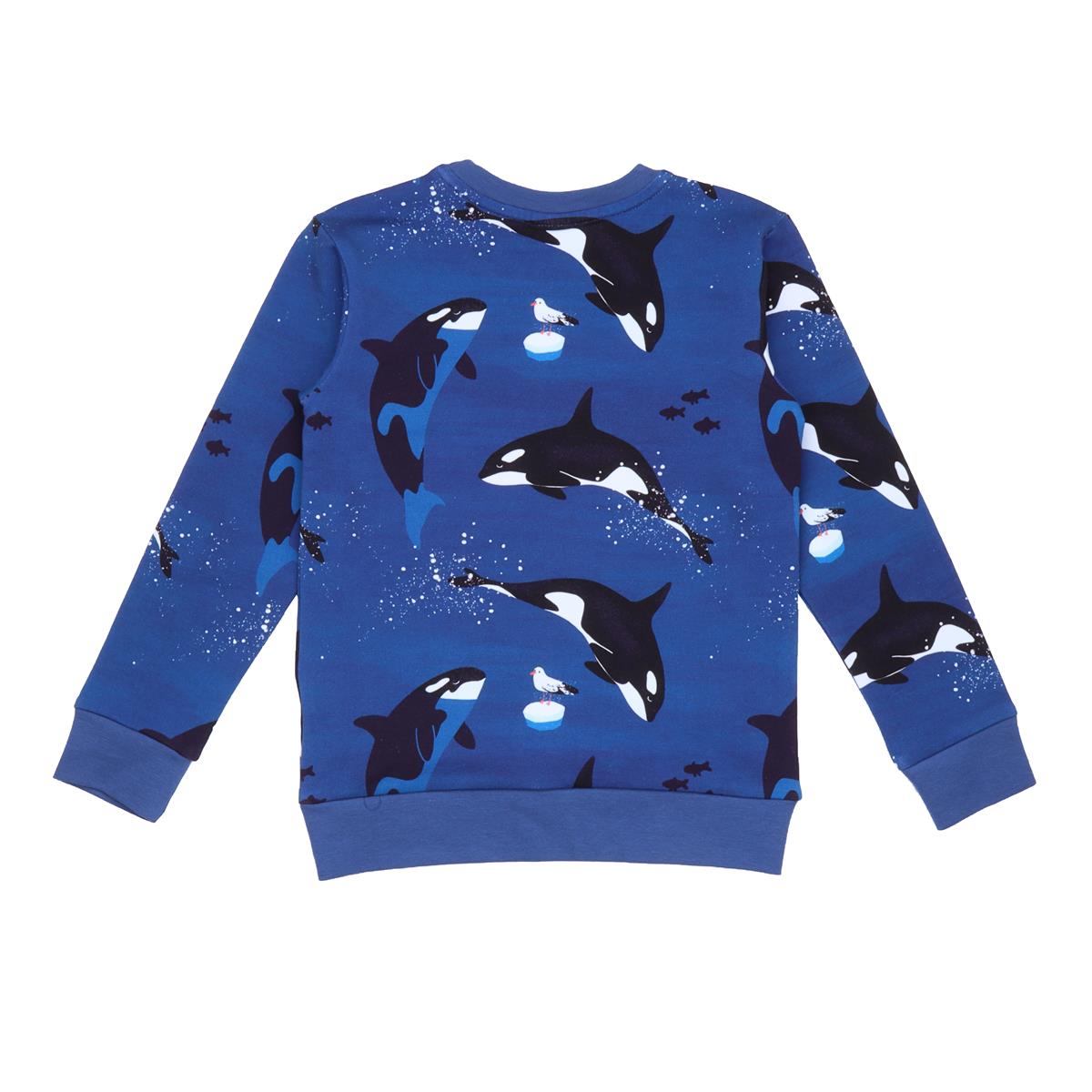 Organik pamuklu kazak sweatshirt