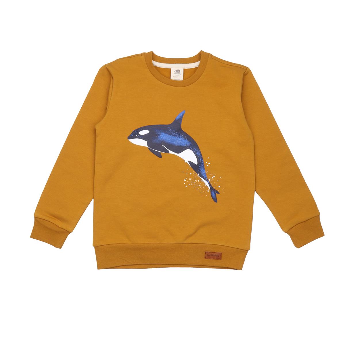 Pullover sweatshirt made of cotton (organic)