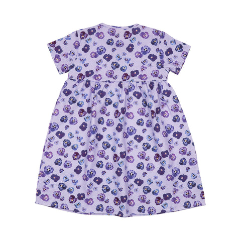 Purple Violas-Dress