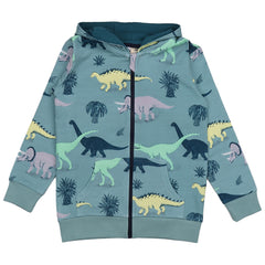 Koşan Dinozorlar sweat ceketi