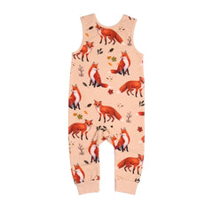 Sleeveless romper made of cotton (organic)