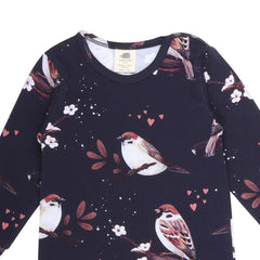 Long-sleeved body made of cotton (organic)