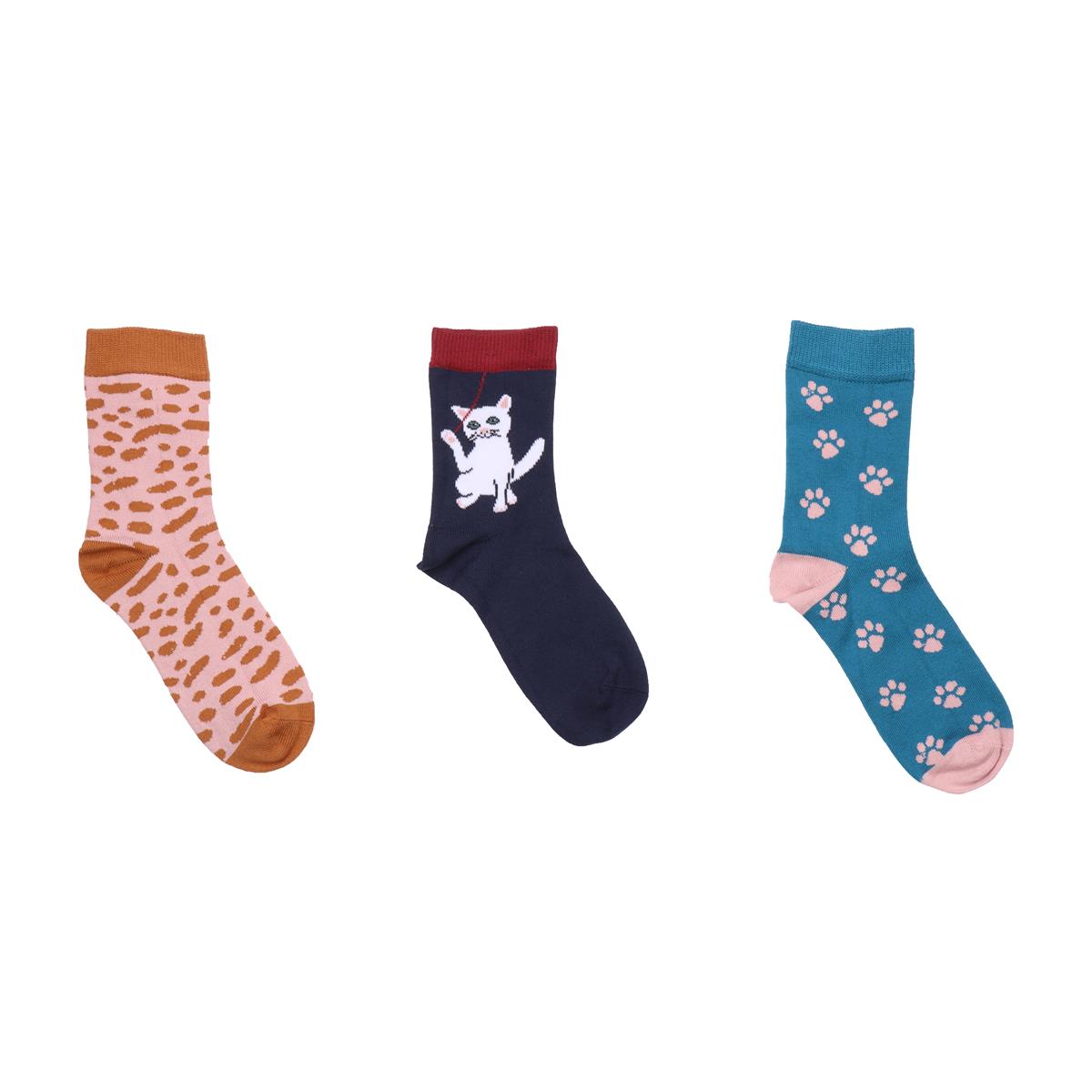3 pairs of organic cotton socks for children - comfortable, breathable and environmentally friendly