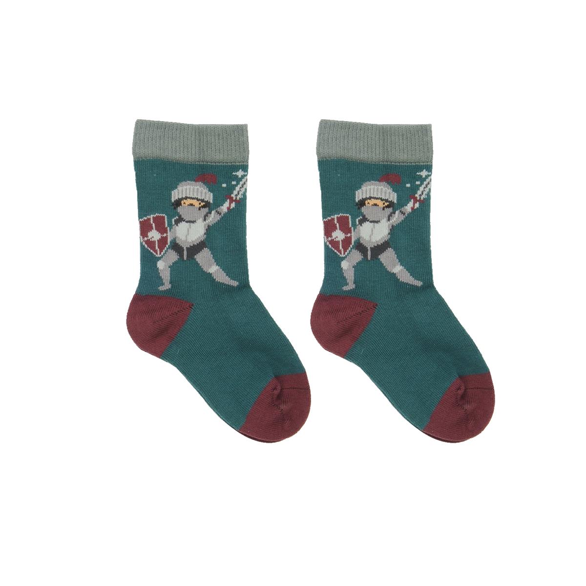 2 pairs of organic cotton socks with a winter motif - sustainable, warm and cozy for the cold season