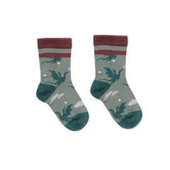 2 pairs of organic cotton socks with a winter motif - sustainable, warm and cozy for the cold season