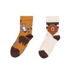 Chaussettes biologiques Baby Bears – Du coton douillet avec un amour de la nature