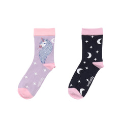 Meias Unicornland feitas de algodão orgânico – conforto mágico para as crianças