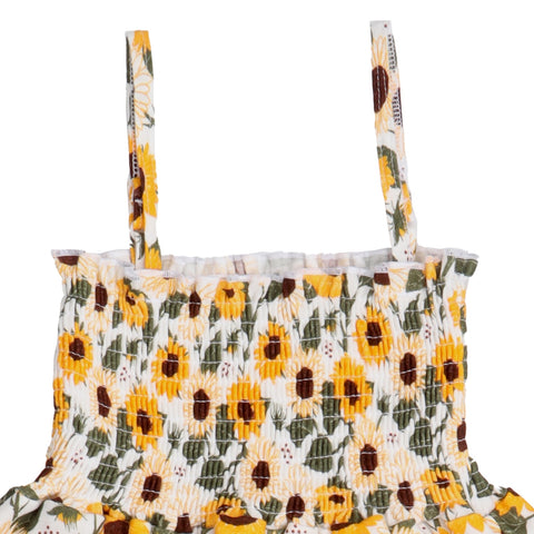 Sunflowers-Strap Dress