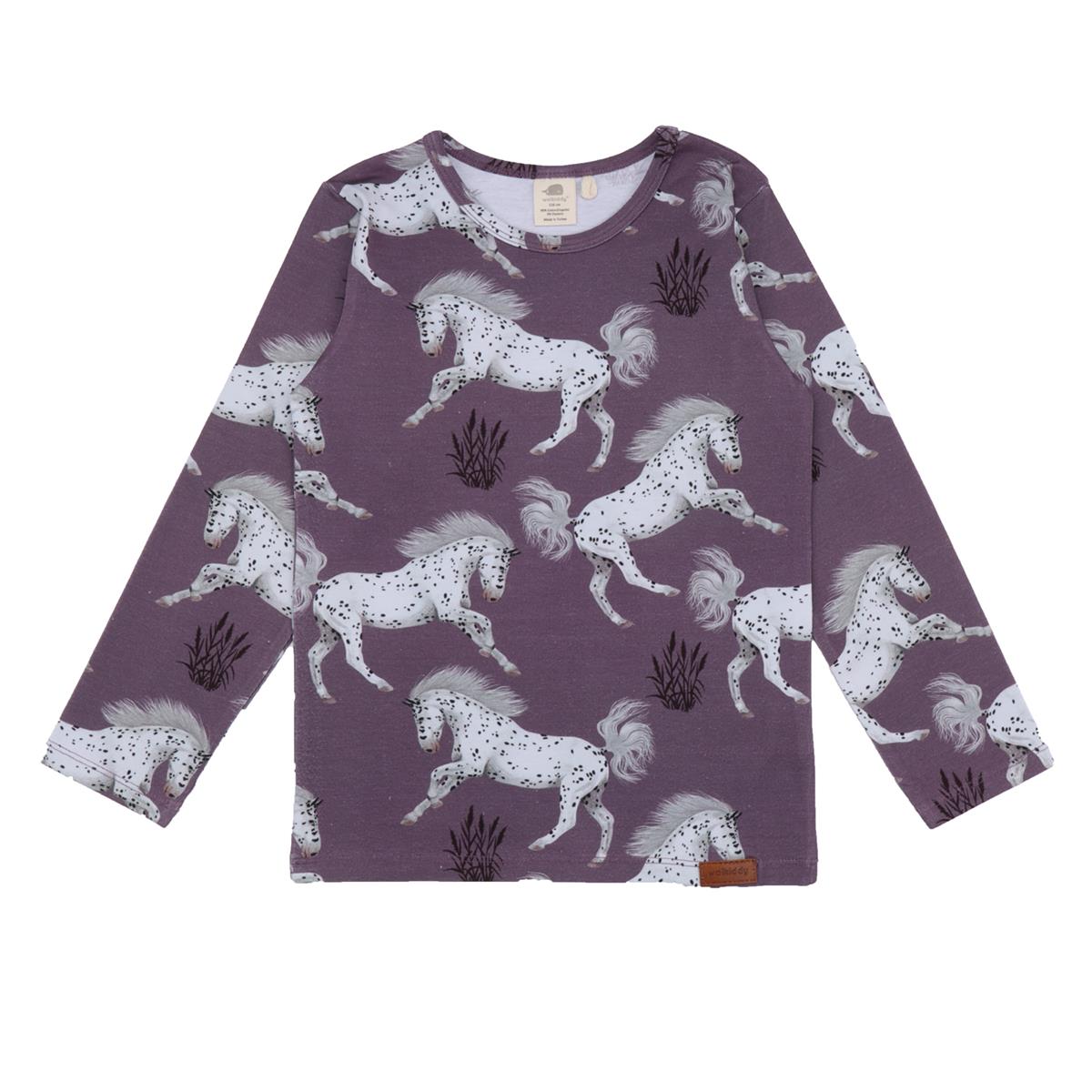 Shirt met lange mouwen van katoen (biologisch)