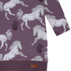 Sweat dress made of cotton (organic)