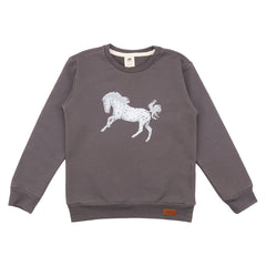 Pullover sweatshirt made of cotton (organic)