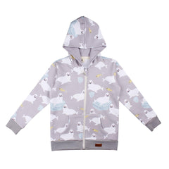 Sweat jacket made of cotton (organic)