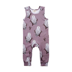Sleeveless romper made of cotton (organic)