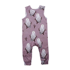 Sleeveless romper made of cotton (organic)