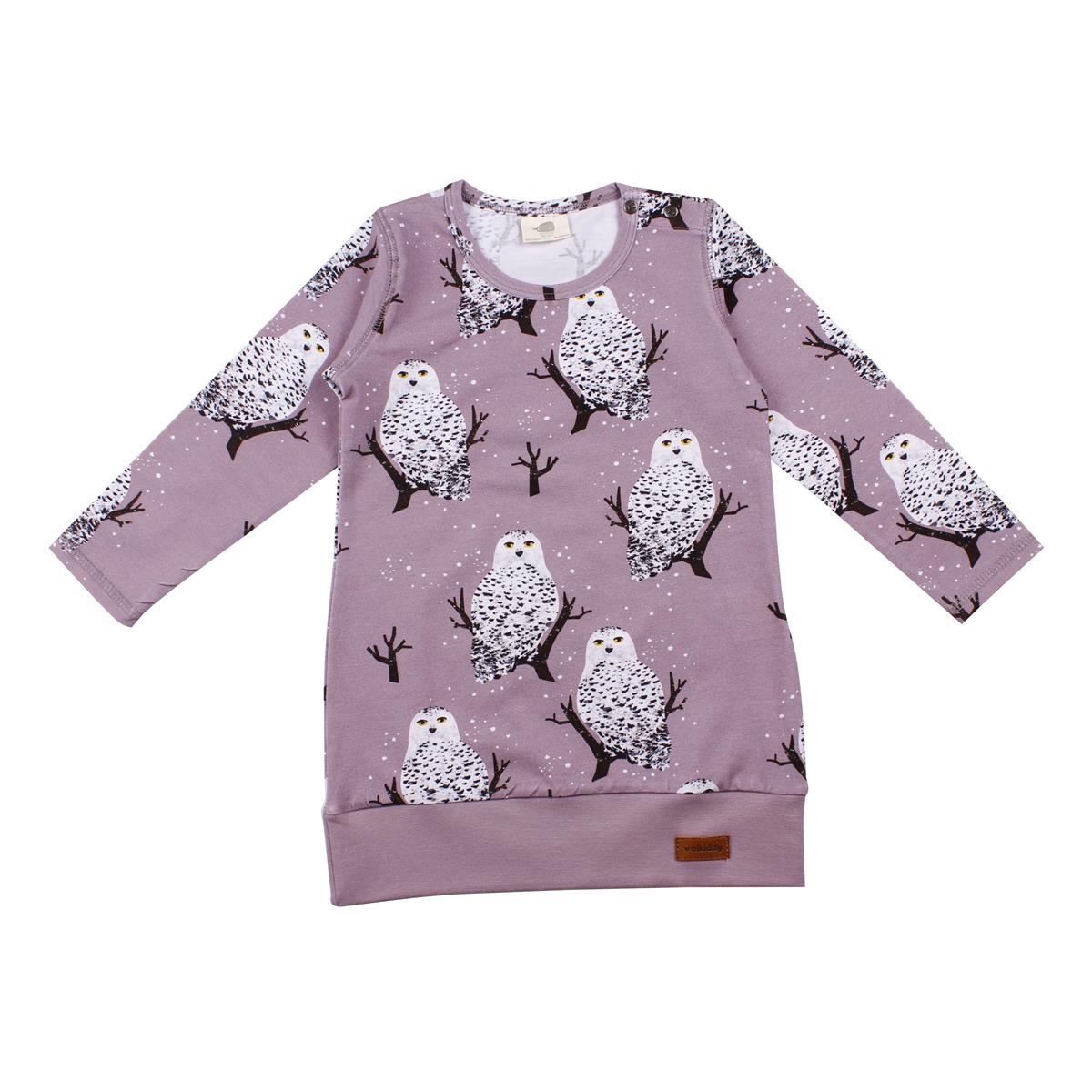 Robe à manches longues en coton (biologique)