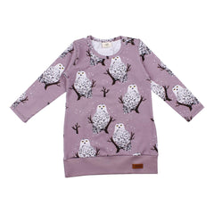 Robe à manches longues en coton (biologique)