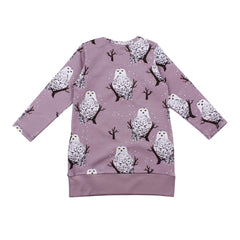 Robe à manches longues en coton (biologique)