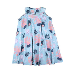 Short sleeve dress made of cotton (organic)