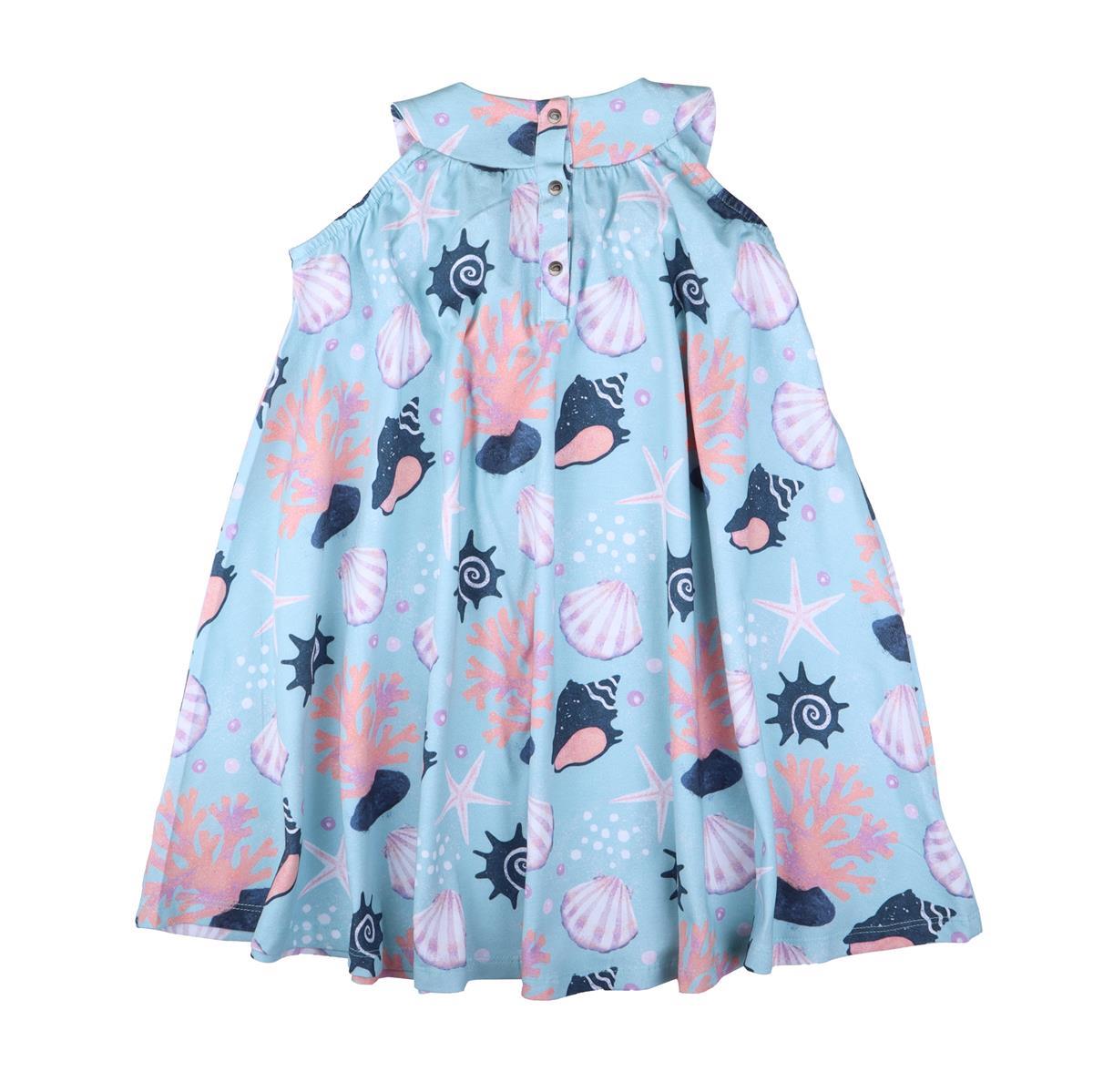Short sleeve dress made of cotton (organic)